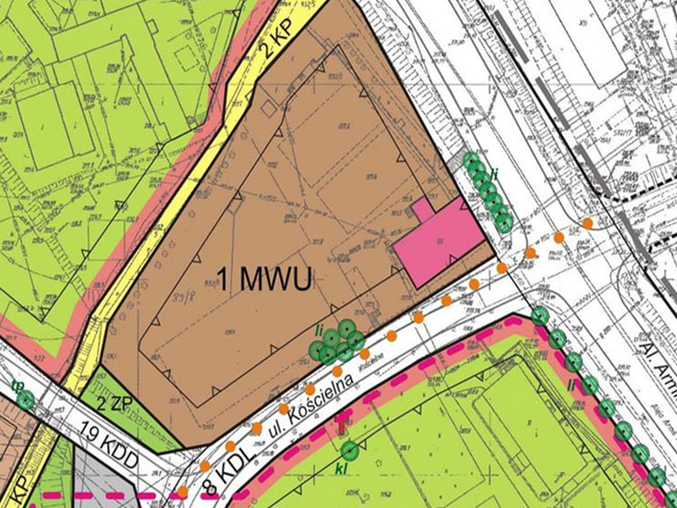 wygląd portalu mapowego