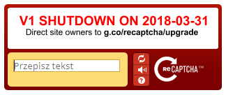 v1 shutdown recaptcha