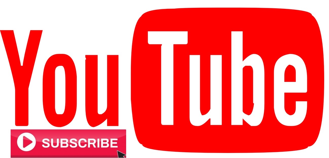 logo YouTube z napisem subskrybuj